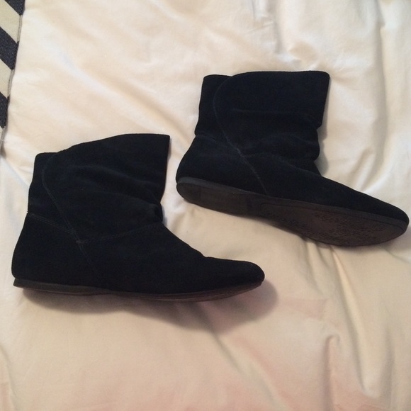 Nine West Black Suede Ankle Boots