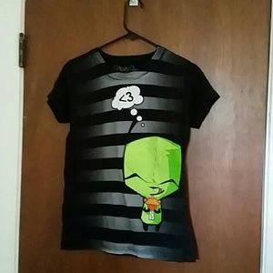 Invader Zim - Gir with a cupcake