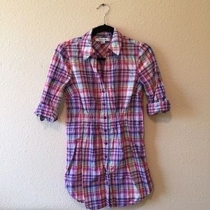 Colorful plaid dress/tunic