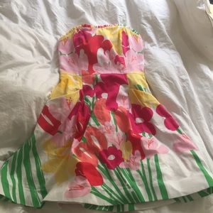 Lilly Pulitzer strapless dress