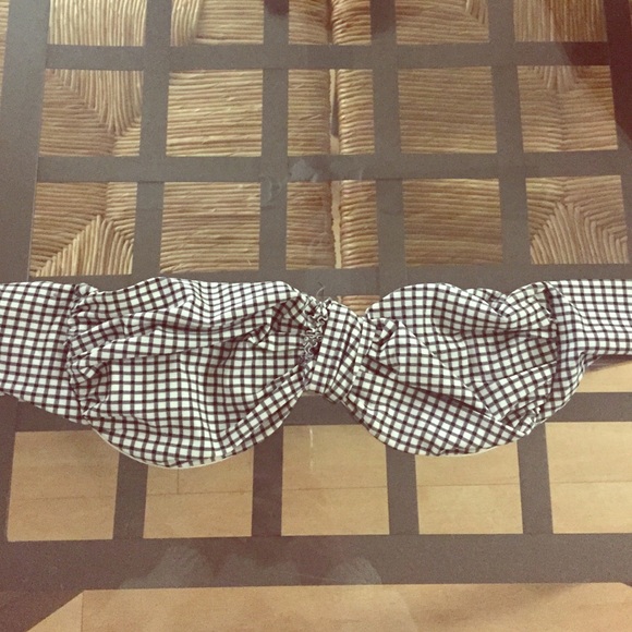 Checkered bathing suit