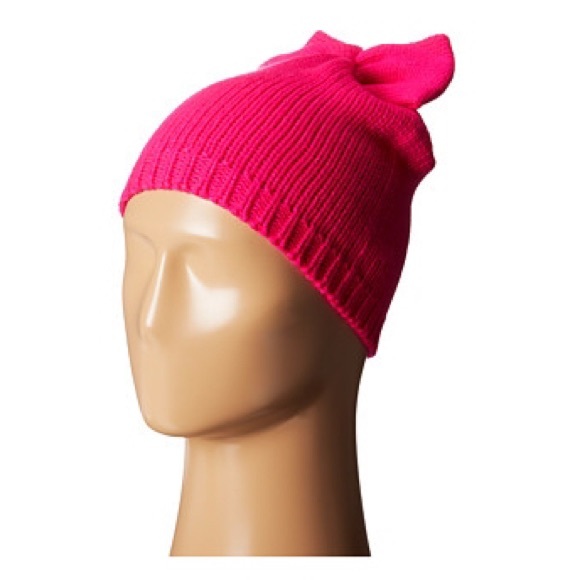 Betsey Johnson Pink Bow Hat