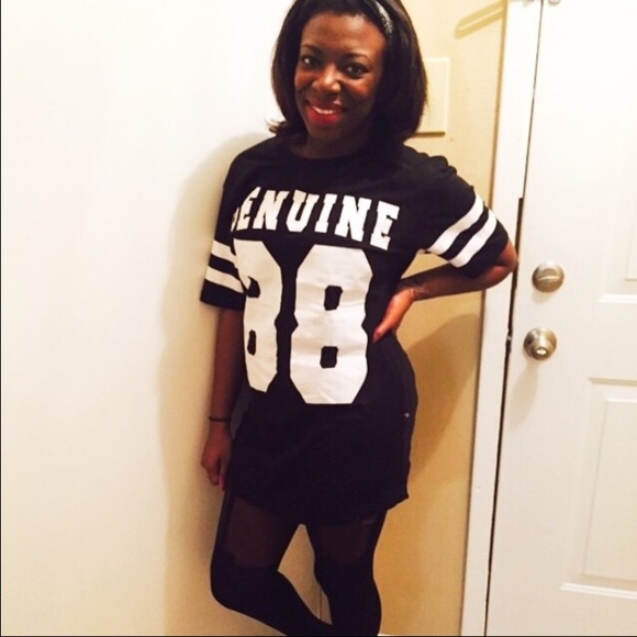 Black Jersey Shirt / Dress