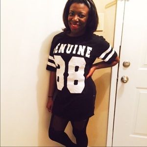 Black Jersey Shirt / Dress