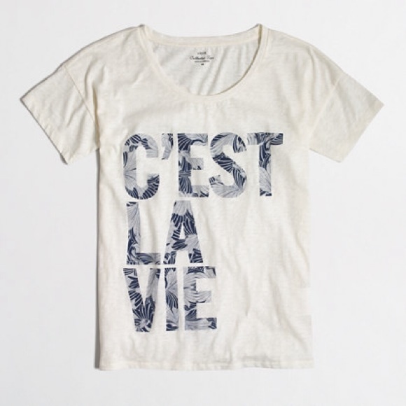 J. Crew Tops - J.Crew C'est la vie NWT