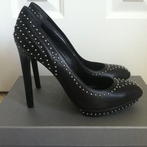 Sold!!!!!!!!!!!!!Alexander McQueen Studded Leathe