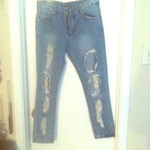 Distressed Jeans