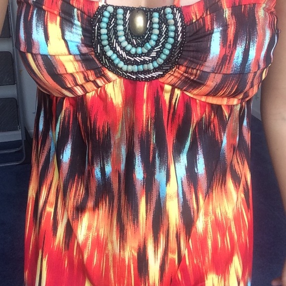 Halter top Maxi dress - Picture 2 of 3