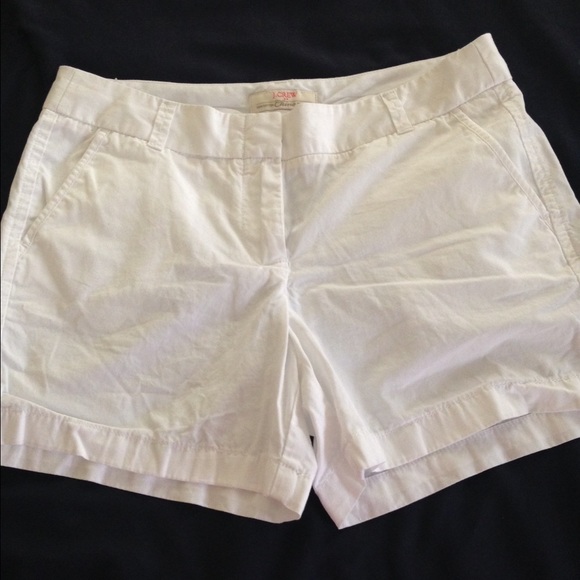 J.Crew size 8 white shorts