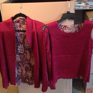 Beautiful reversible jacket & top