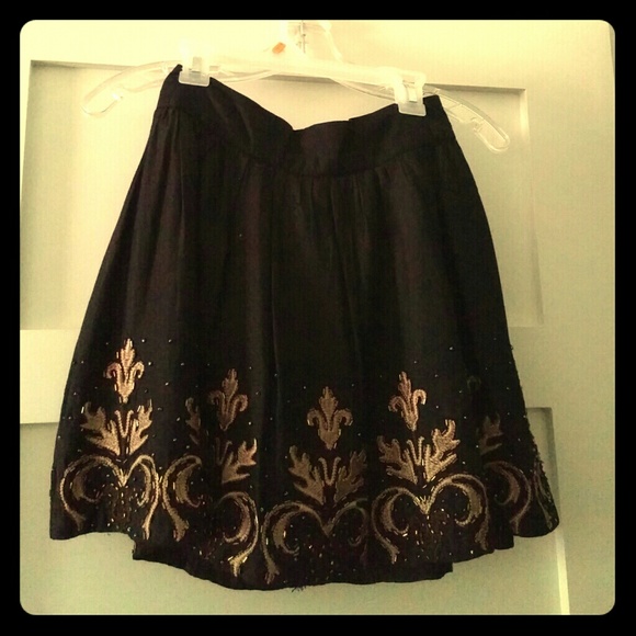 Black and gold party skirt - Picture 1 of 1