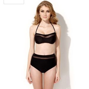 Black high waisted swimsuit. Brand new!