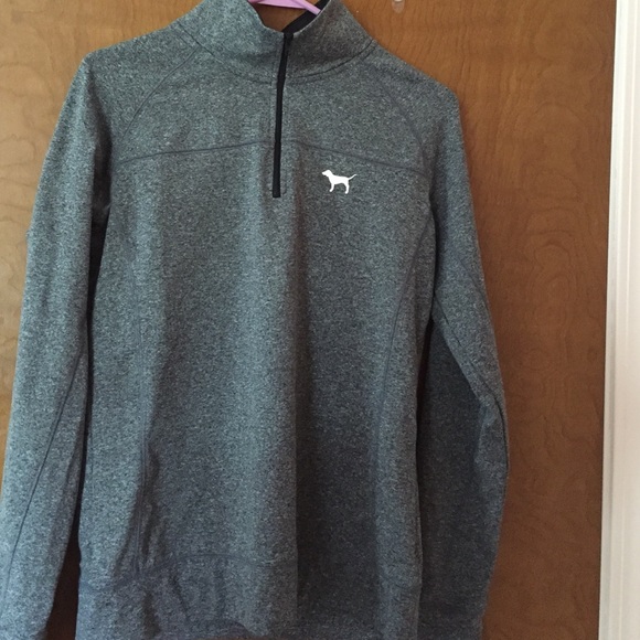 PINK Workout Fleece Lined Half Zip