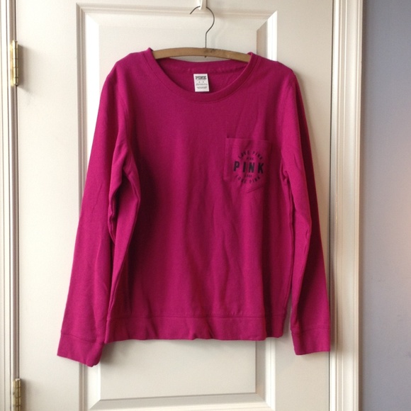 Victoria's Secret PINK Raspberry Sweatshirt