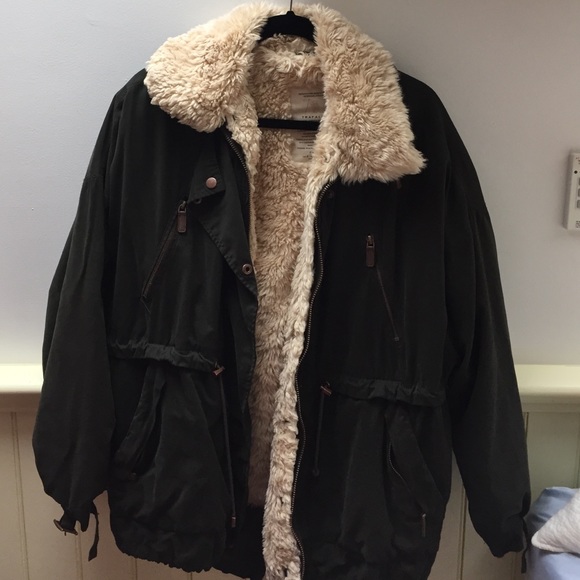 Zara Fur-Lined Winter Coat