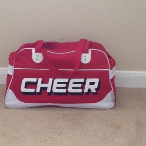 Red and white cheer duffle bag✨SALE✨