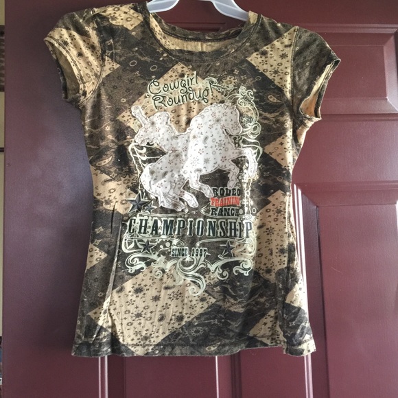Cowgirl horse shirt