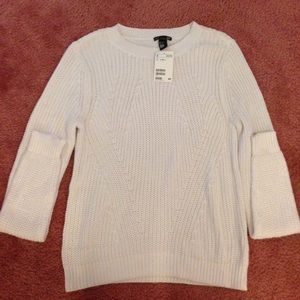 Pure white H&M sweater