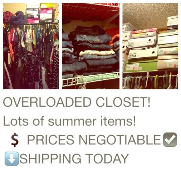 UPDATING MY CLOSET! PRICES NEGOTIABLE!