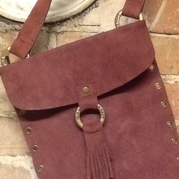 Leather envelope cross body purse Old Navy