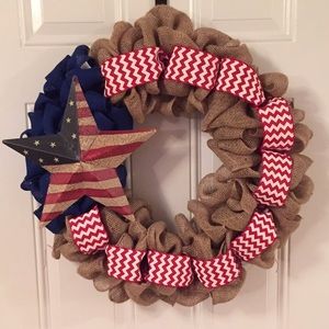 Patriotic wreath