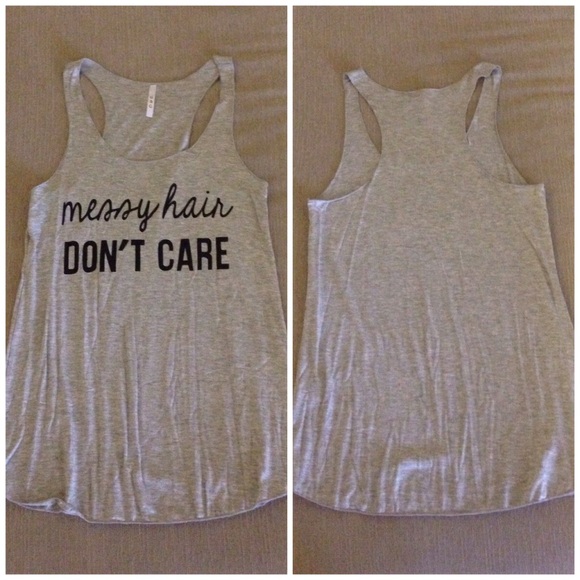 Tops - 🎉HP🎉 Messy hair don't care tank