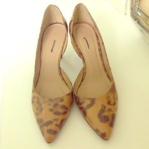 J.Crew Elsie Printed Patent Leather d'Orsay Pumps