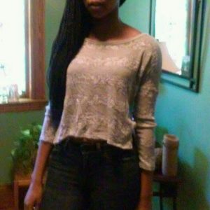 Cute High-Low Knit Top