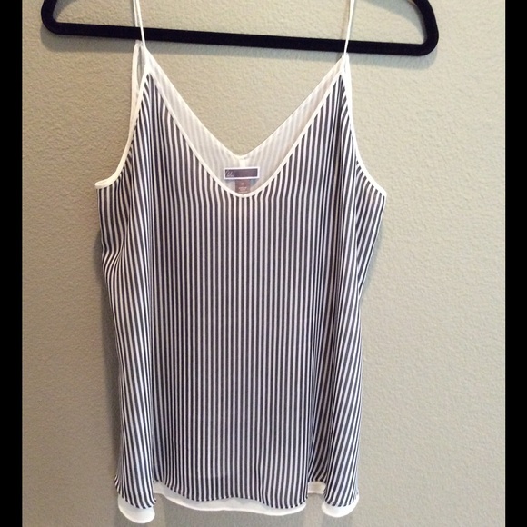 Chelsea28 Tops - NWOT Blue and White Tank