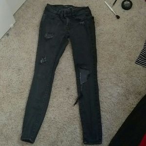 American Eagle Super Destroyed Jeggings