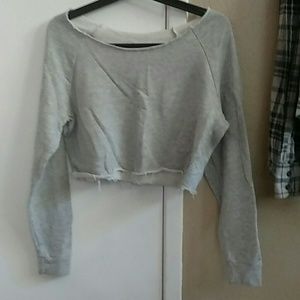 Urban Outfitters Distressed Crop Sweater