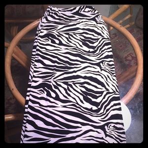 Zebra maxi skirt!!