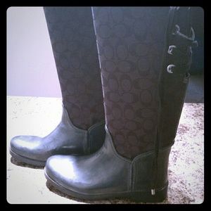 Coach Black Boots