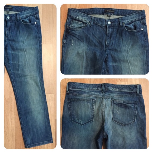 🚫Sold🚫 Banana Republic cropped jeans sz 29 / 8 - Picture 3 of 4