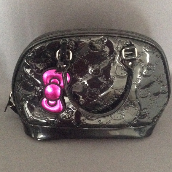 NWOT Hello Kitty Large Embossed Black Purse