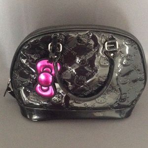 NWOT Hello Kitty Large Embossed Black Purse