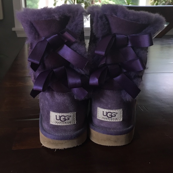 🚫SOLD🚫Purple Bailey bow UGGs