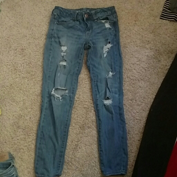 American Eagle Destroyed Jeans