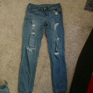 American Eagle Destroyed Jeans