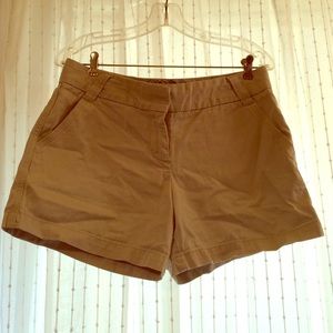 J.Crew classic twill chino shorts