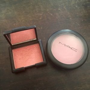 Nars orgasm blush and mac divine blush