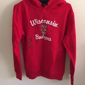 Wisconsin Badgers hoodie in red