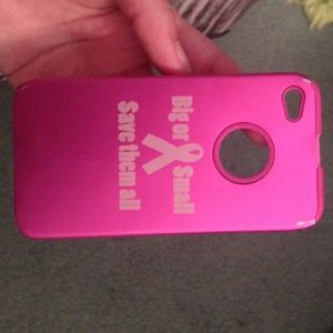 iPhone 4 Breast cancer case