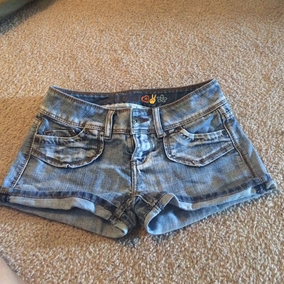 Denim shorts