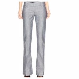 Grey twill dress pants