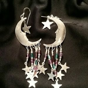 The moon and stars
