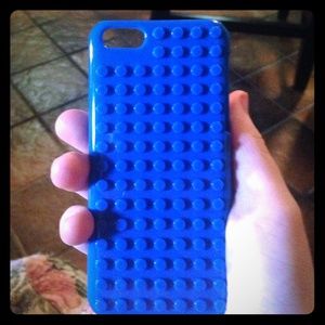 Blue Lego snap on case