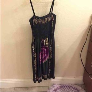 Floral summer dress/ swim cover up