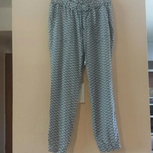 Black and white pants