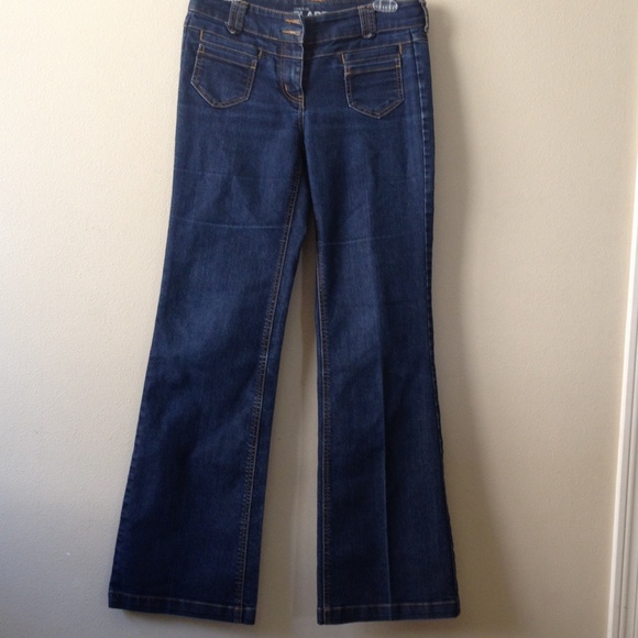 Low Rise flare Leg Denim